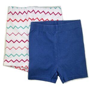 Toughskins 2 Pack Girls Stretch Shorts | 24 Months